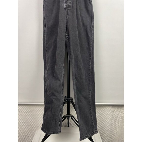 Free People We The Free Marci Washed Black Denim Cotton Coverall Jumpsuit Size S - Picture 7 of 11
